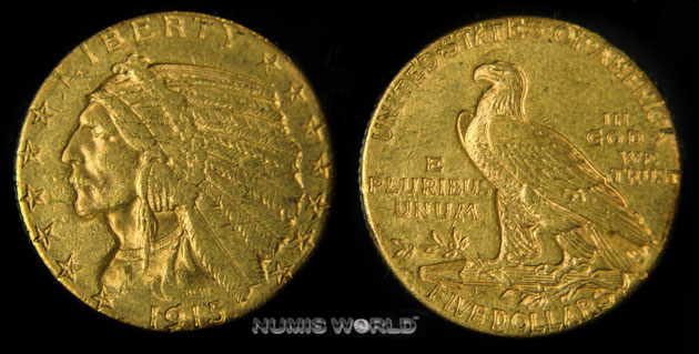 Mzz. S, (San Francisco), Indianer, 8,34 g/900 Gold, KM129, ss+ 